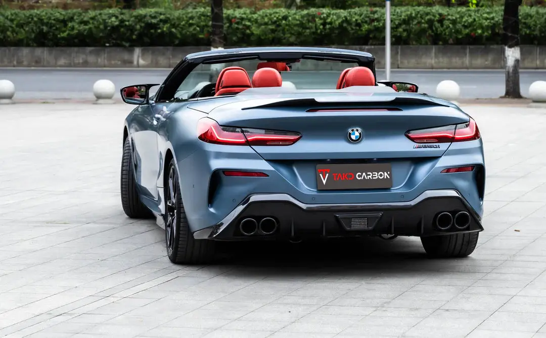 Takd Carbon Dry Carbon Fiber Rear Spoiler For Bmw G14 8 Series Convertible 1