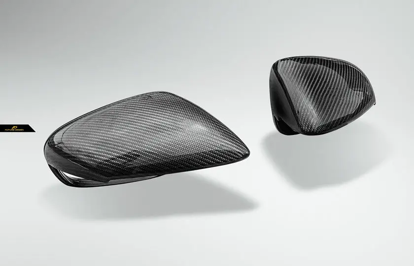 Future Design Carbon Fiber Replacement Mirror For Porsche Taycan 2020+ 1