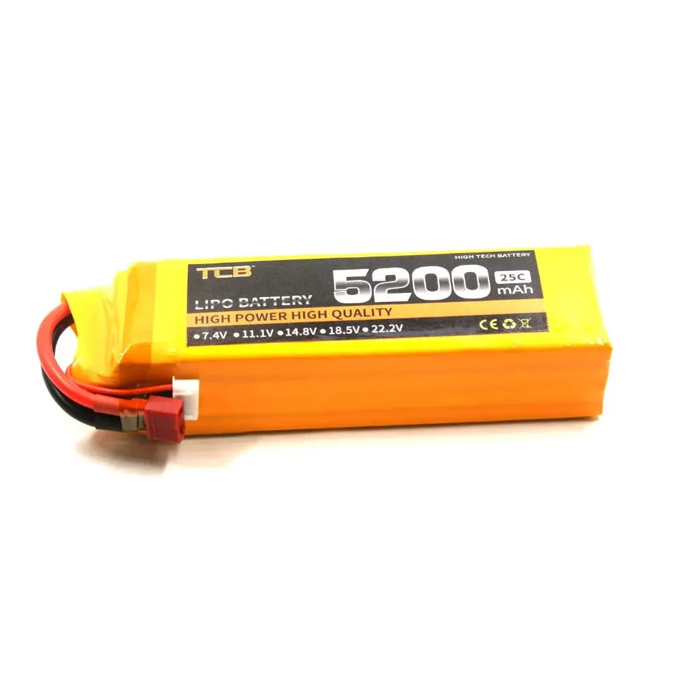 Tcb 5200Mah 25C 14.8V Lipo Battery 1