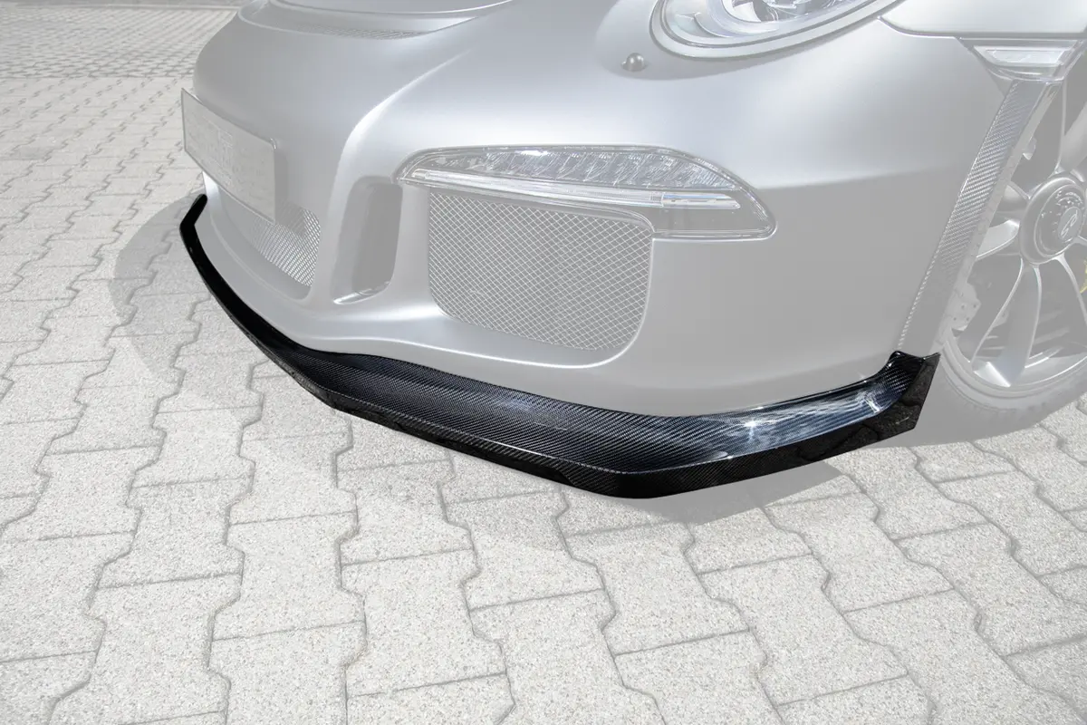 Techart Front Spoiler Carbon 'Glossy' For Porsche 991.1 Gt3 Rs Until My16 1