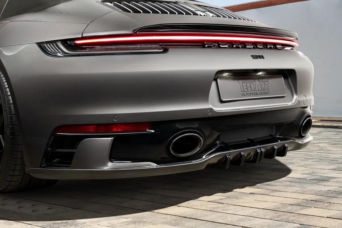 Techart Diffusor For Porsche 992.1 911 Carrera Up To My2024 1