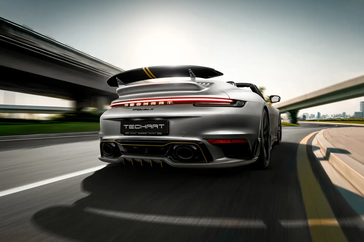Techart Diffusor For Porsche 992 911 Turbo (S) 1