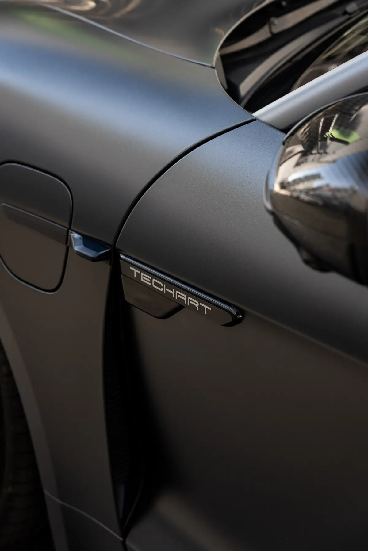 Techart Trim Cover With Techart Logo For Porsche 9J1 Taycan 1