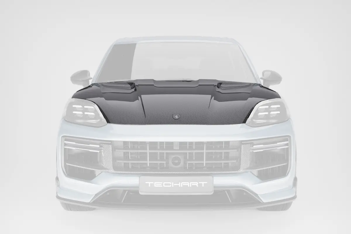 Techart Carbon Aero Hood For Porsche E3.2 Cayenne Starting 2024+ 1
