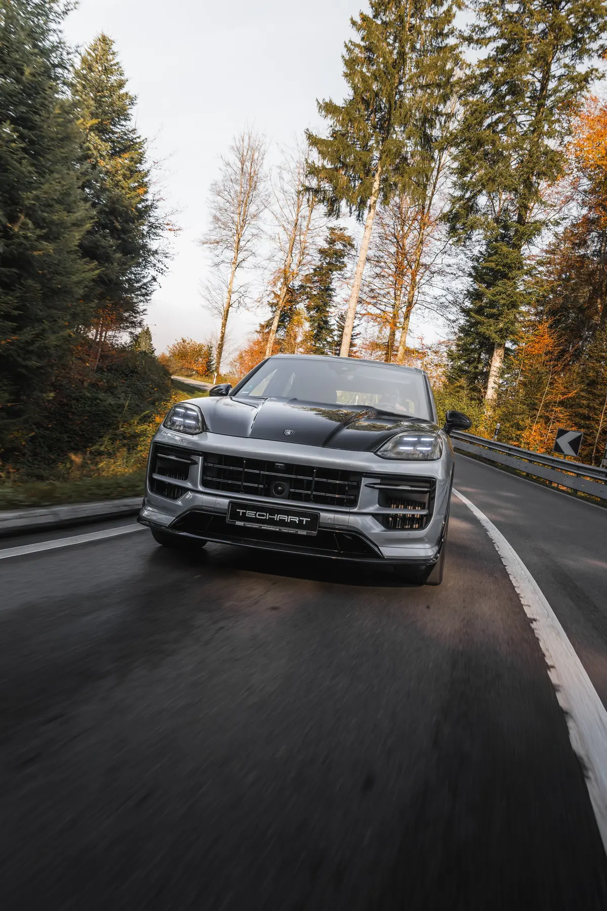 Techart Front Spoiler I For Porsche E3.2 Cayenne All Sport Design / Turbo From 2024+ 1