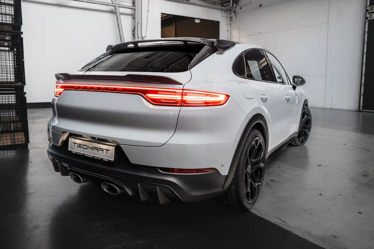 Techart Carbon Rear Spoiler For Porsche 9Yb (E3) Cayenne Coupe 2018-2023 3