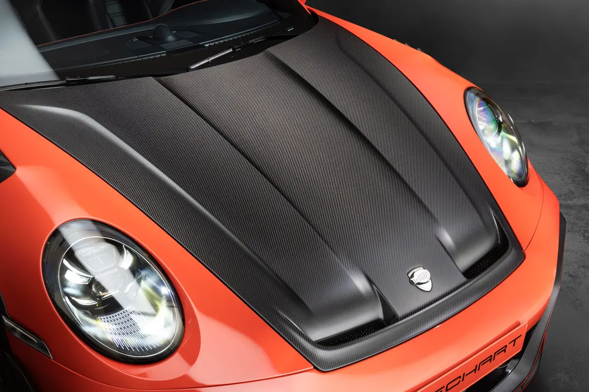 Techart Carbon Fiber Aero Hood For Porsche 992 911 5