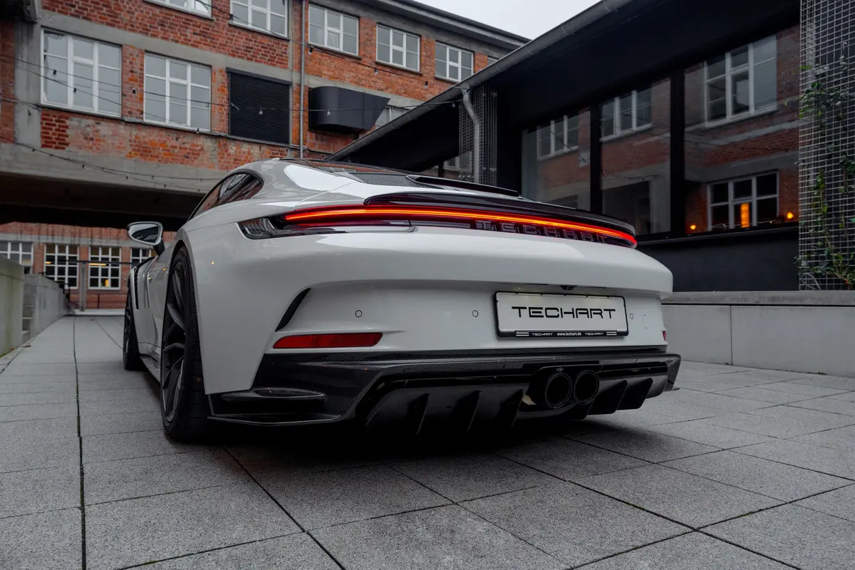 Techart Rear Apron Panel, Lower Part For Porsche 992 Gt3 1