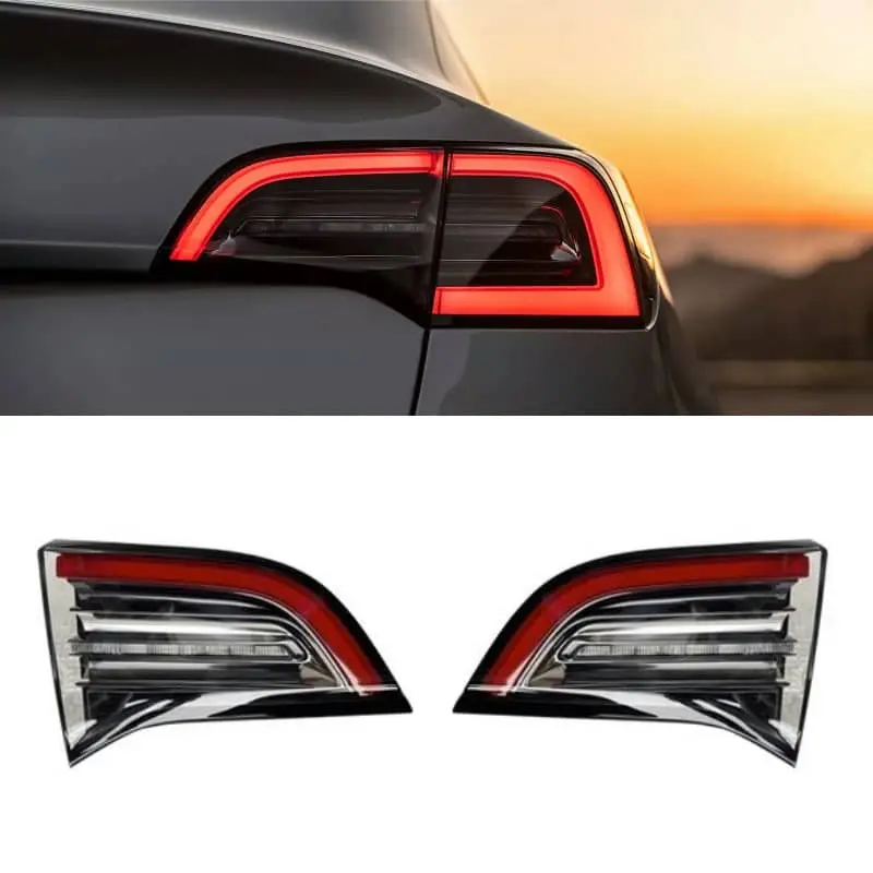 4 Pin Turn Brake Lamp & Inner Tail Light Replacement For Model 3/Y (21-24) 15