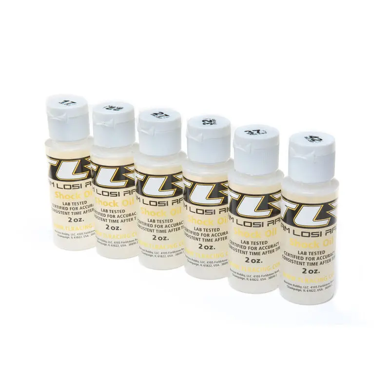 Tlr74019 17.5-42.5Wt Silicone Shock Oil 6-Pak 1