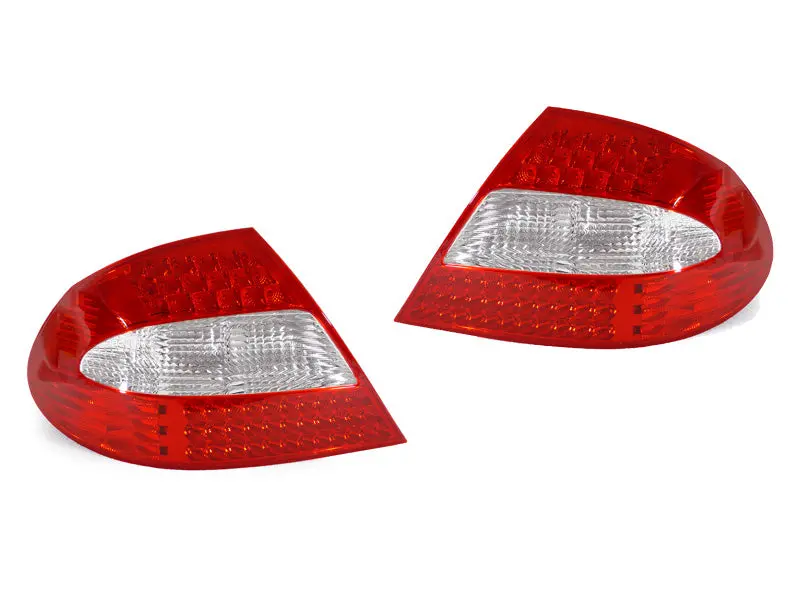 Mercedes-Benz Clk W209 03-09 Red & Clear Led Taillight 1