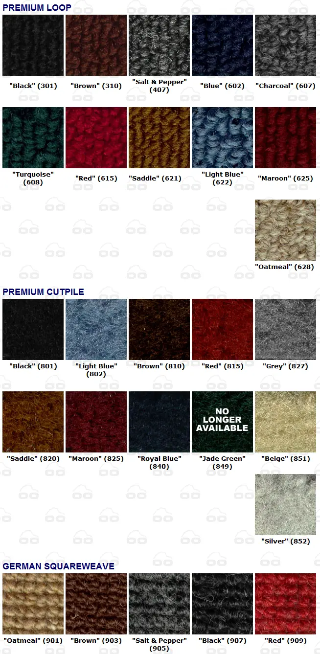 Carpet Kit, Super Beetle 1