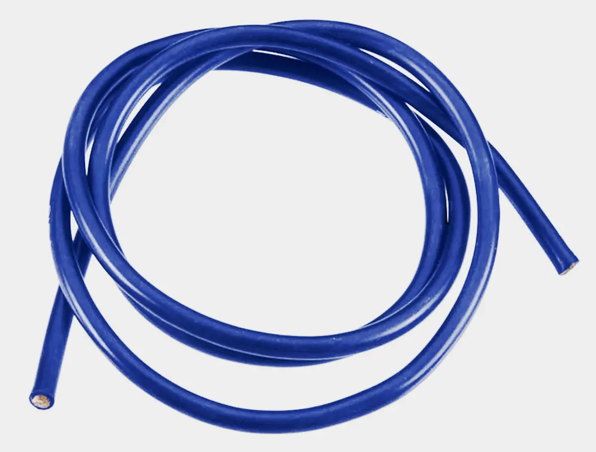 Tq1132 3" Blue 10 Guage Wire 1