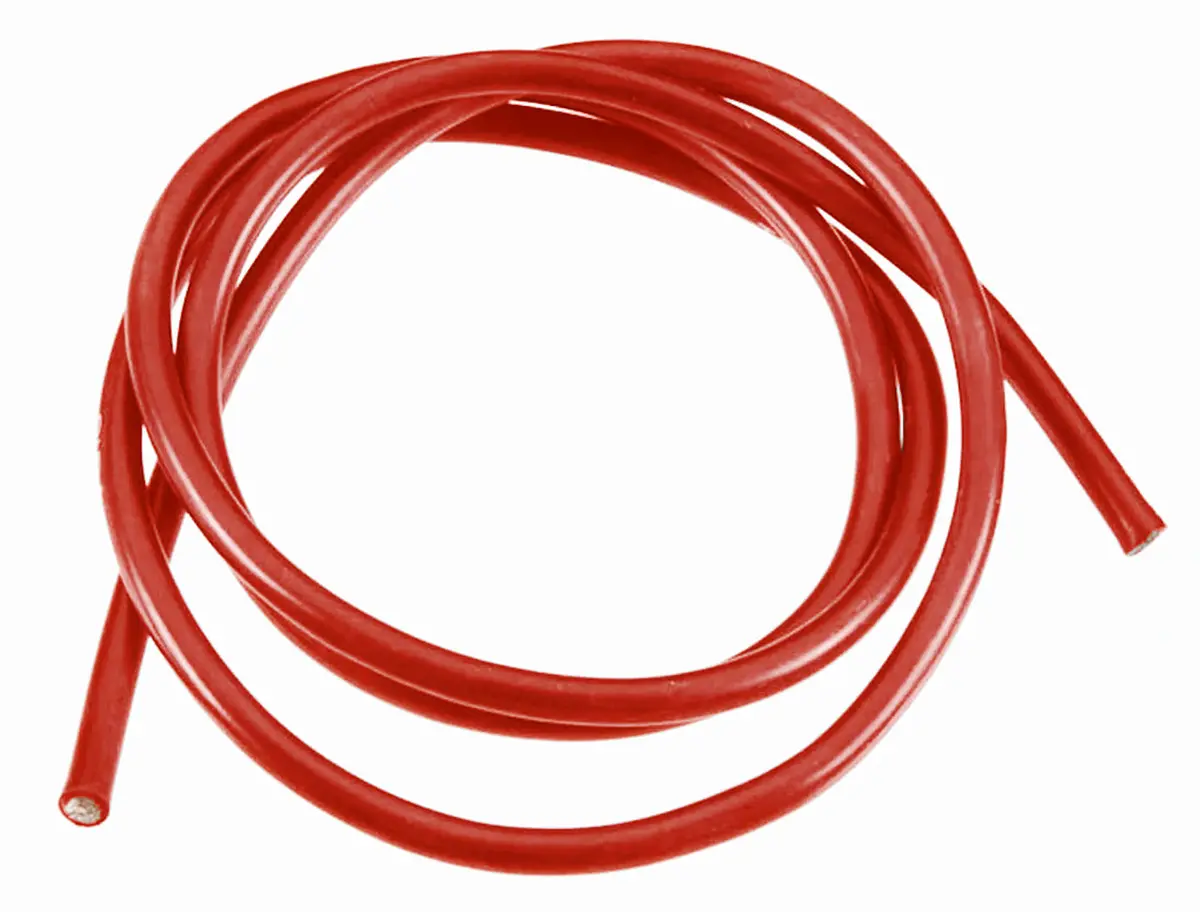 Tq1134 3" Red 10 Guage Wire 1