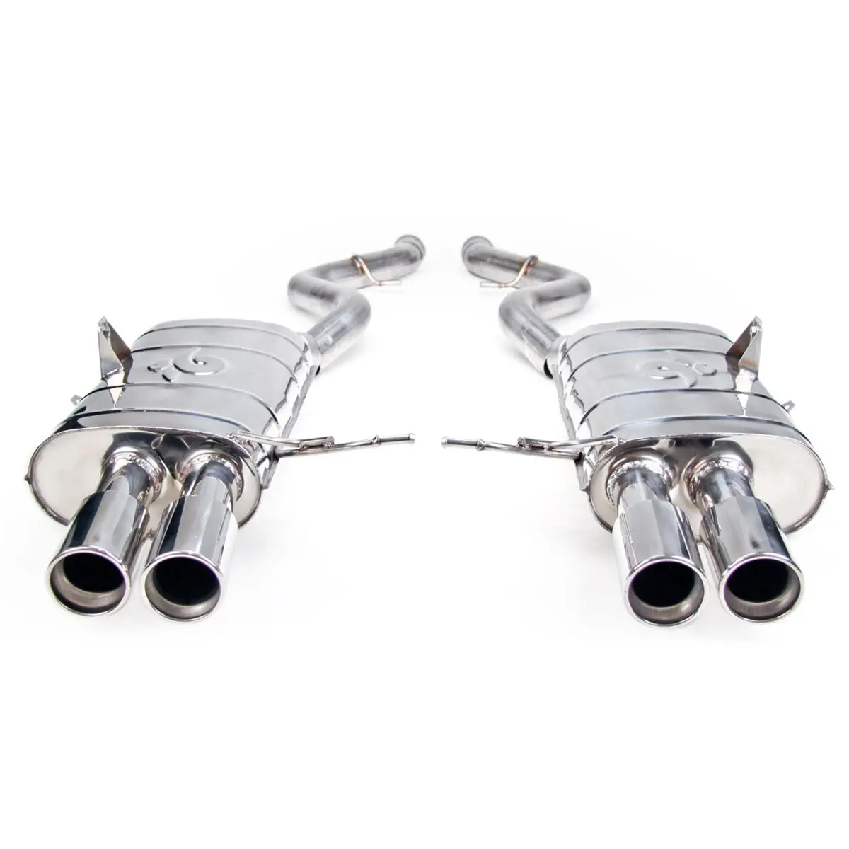 Tubi Style - Bmw M3 (E92) Rear Muffler Exhaust System With Tips 1