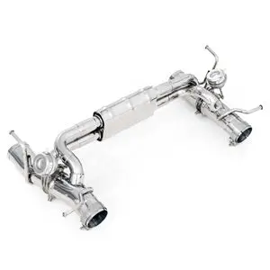 Tubi Style - Ferrari 488 Gtb Muffler (With Valves) 1