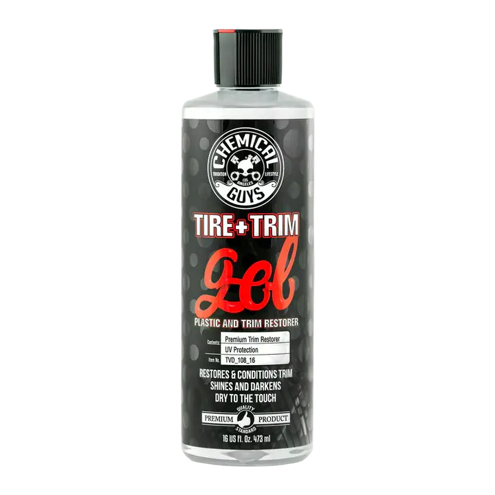 Chemical Guys Gel Black Forever Trim & Tire, (Oil Based) 473Ml 1