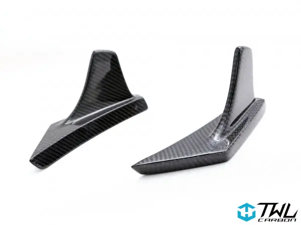 Ferrari 488 Gtb Carbon Fiber Rear Canards 1