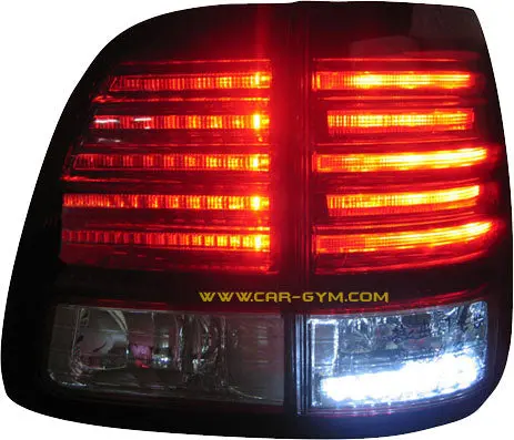 Lexus 98-02 Lx470 Red & Clear Led Taillight 1