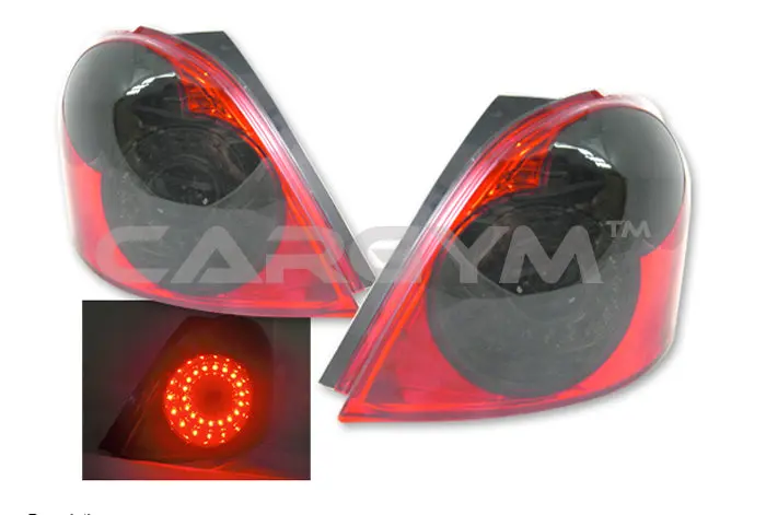 Toyota Yaris 05+ Sedan Led Taillight (Red & Smoke) 1
