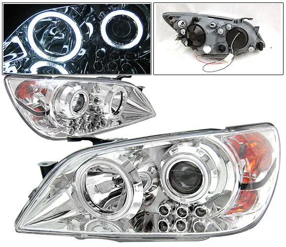 Lexus Is200 Is300 Projector Chrome Headlight W/Ccfl Angel Eyes 1