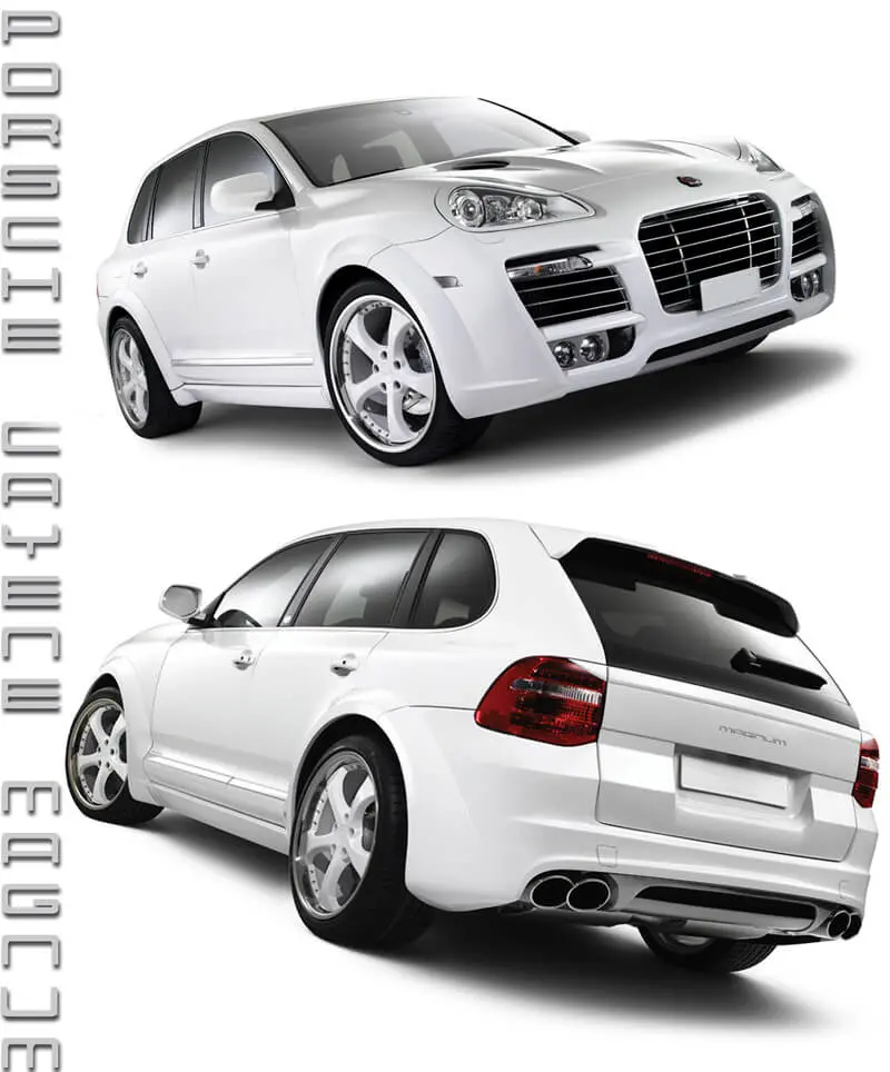 Porsche 957 Cayenne 2007-10 Ta Magnum Style Full Body Kit 1
