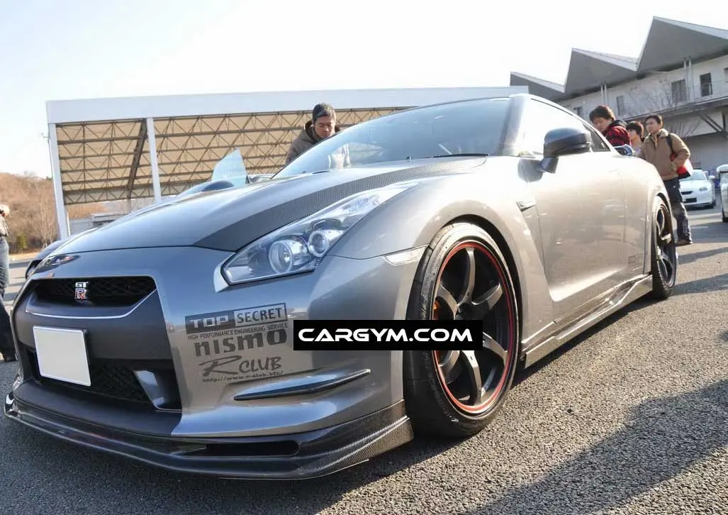 Nissan Gtr R35 Top Secret Style Carbon Fiber Front Lip Spoiler 1