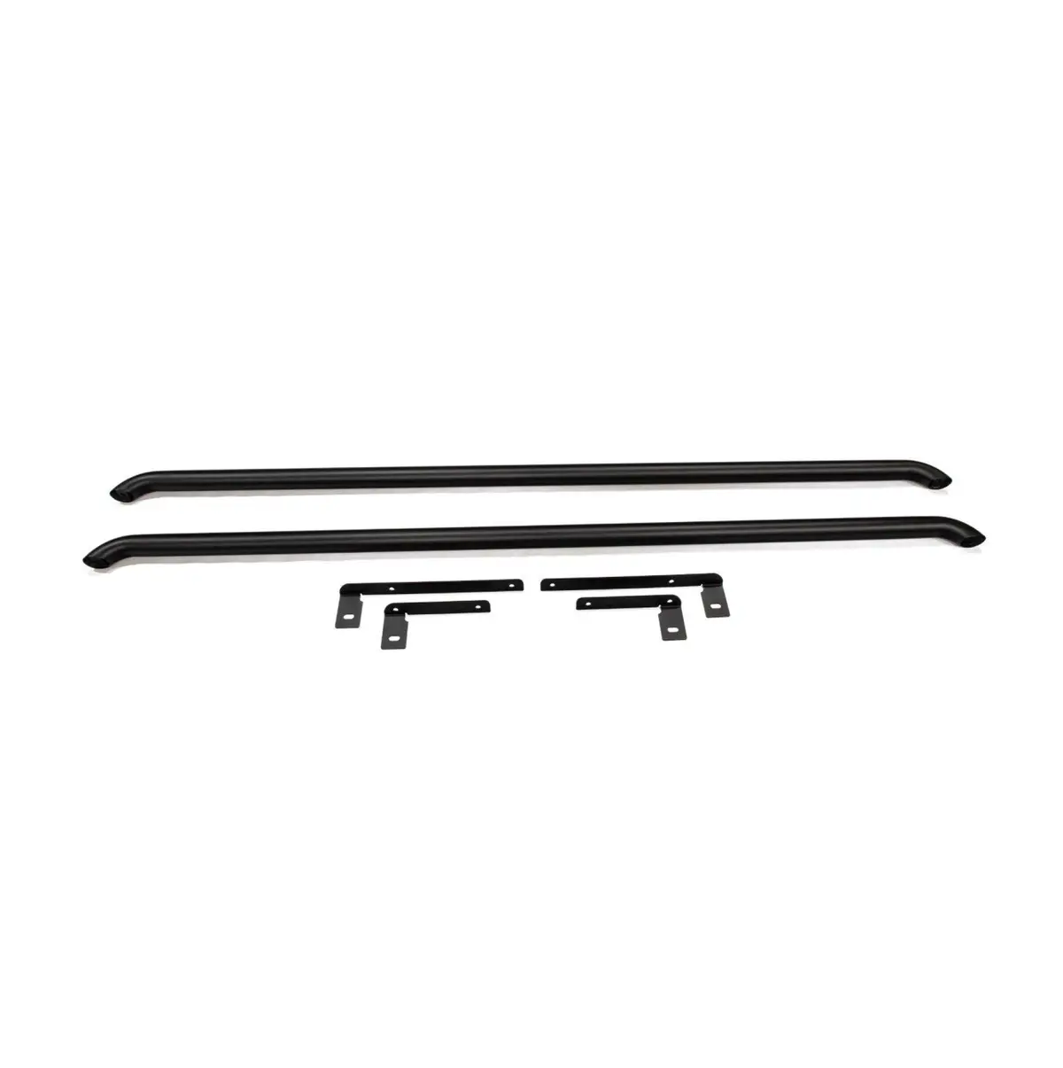 Tubular Side Bars (Vw T5 To T6.1) Swb, Gloss Black 1