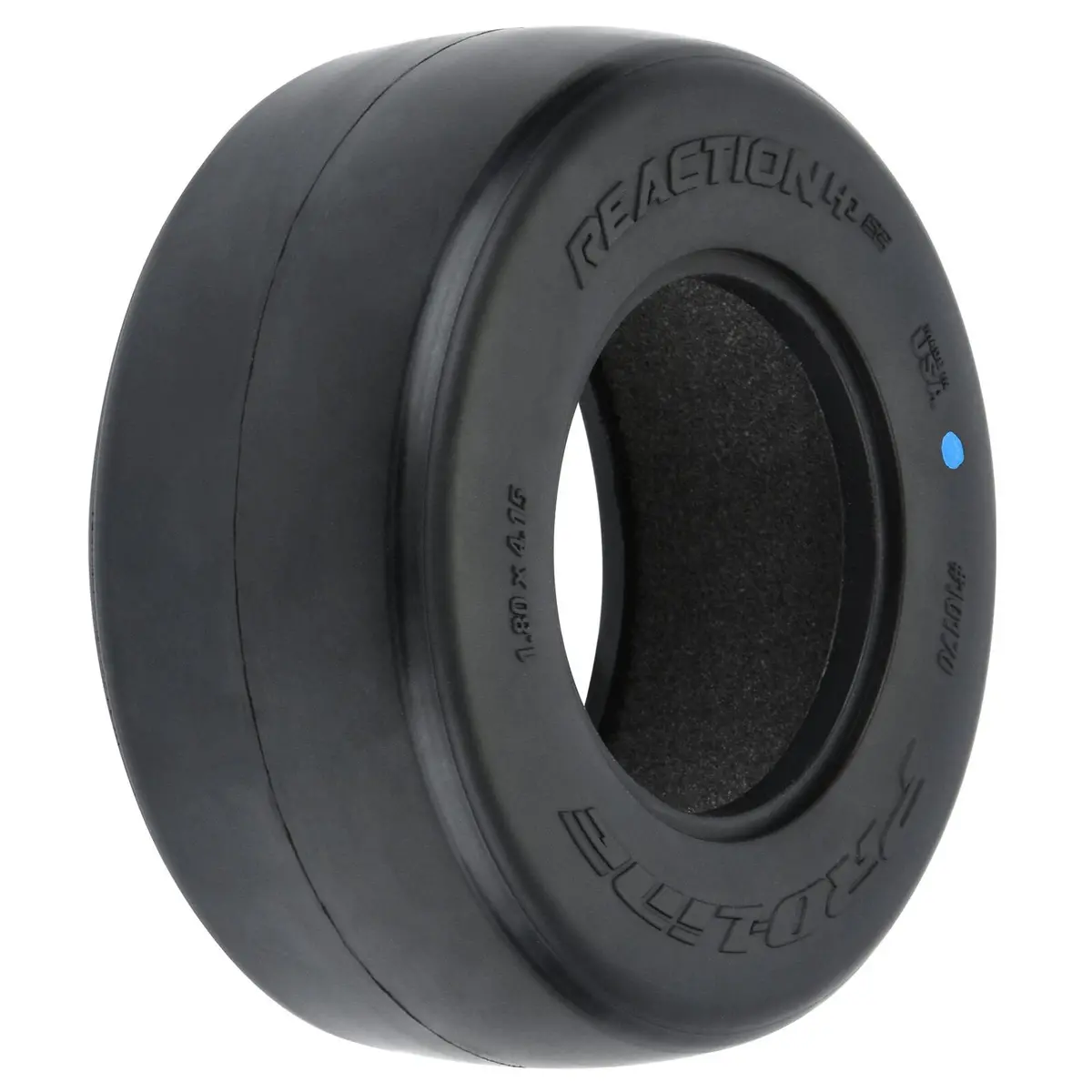 10170-03 Ultra Blue Reaction Belted Drag Tires 1