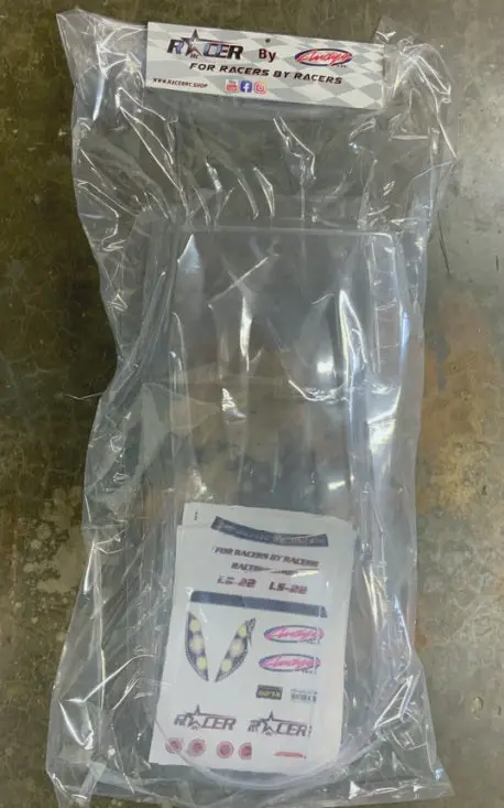 Ls-22 Racer Rc Nprc Clear Body .040 1