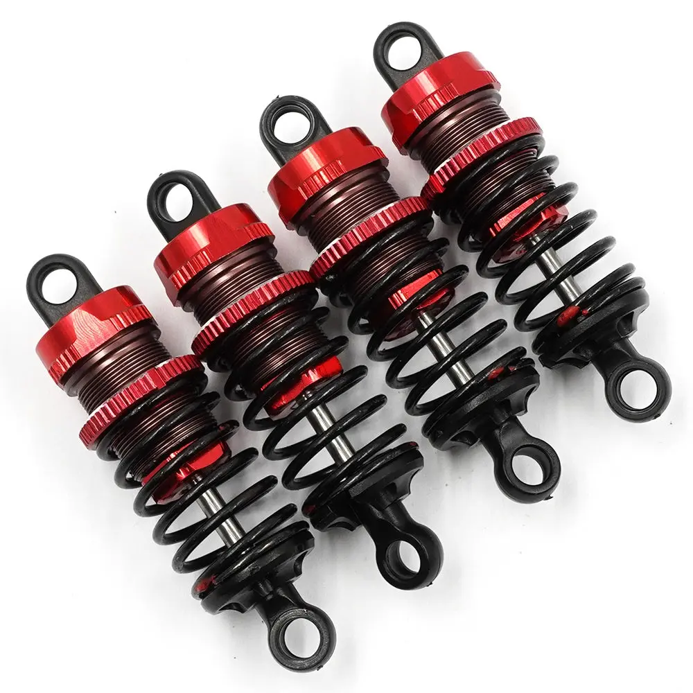Bbg-0050Rd 50Mm Al. Big Bore Shock Set - Red 1