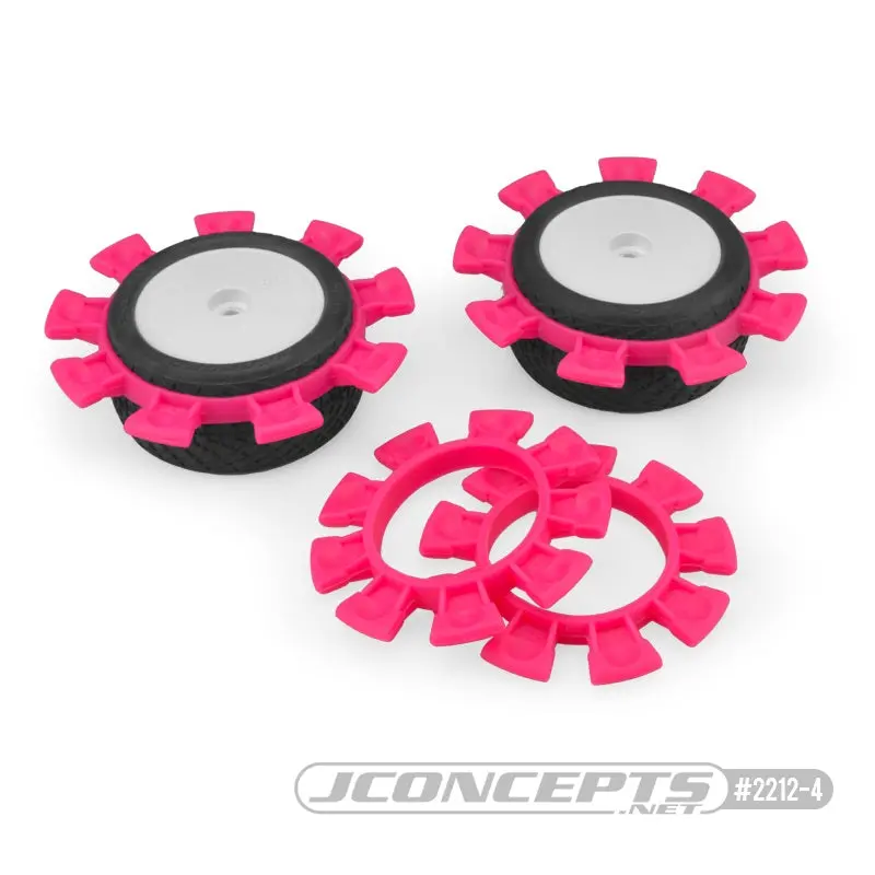 2212-4 Tire Gluing Rubber Bands (Pink) 1