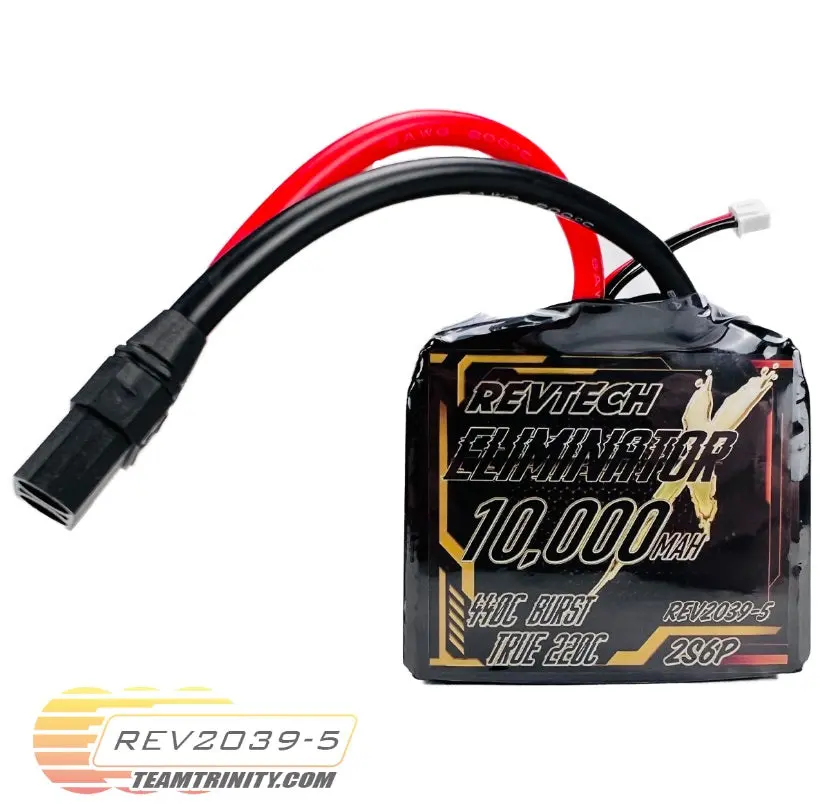 Rev2039-5 10,000Mah Eliminator X Hole Shot Drag Battery W/ Xt90 1