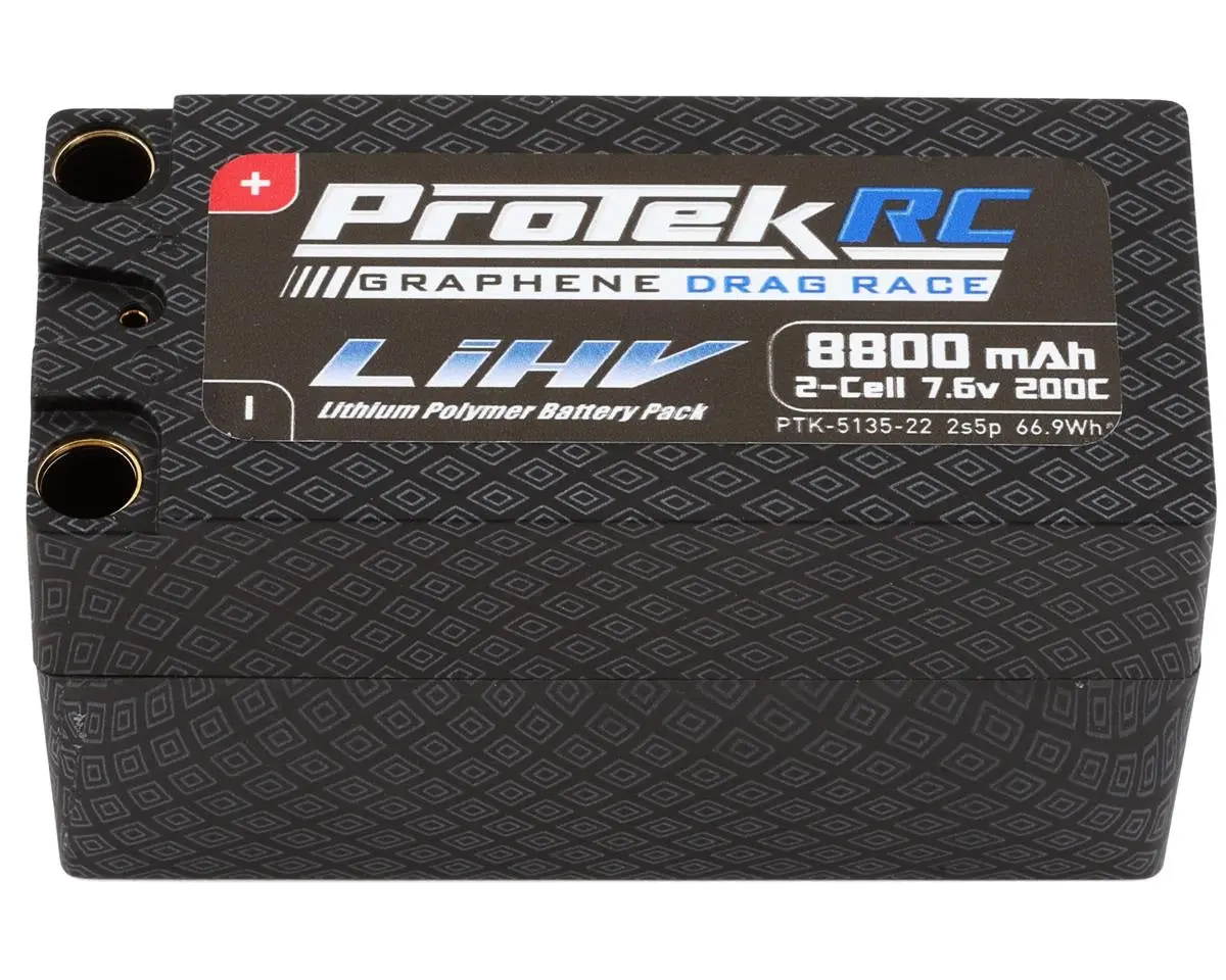 Ptk-5135-22 8800Mah 2S5p 200C Drag Race Shorty Pack 1