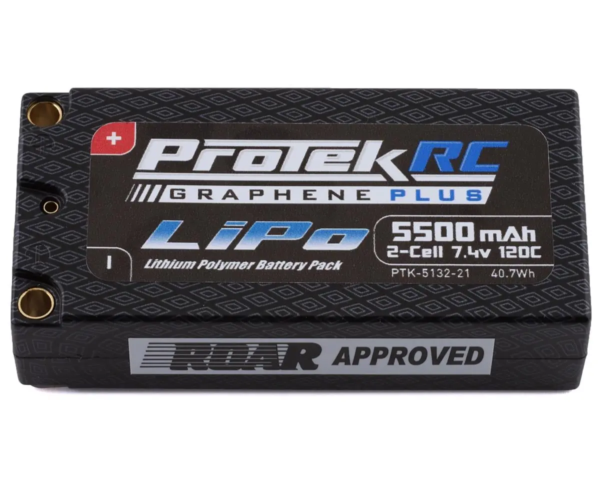 Ptk-5132-21 5500Mah 7.4 120C "Drag Race" Shorty Pack 1
