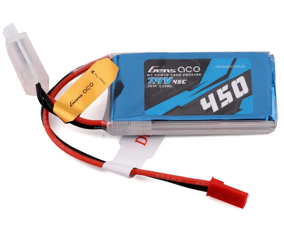 Gea4502s45js 450Mah 2S1p Lipo W/ Jst Connector 1