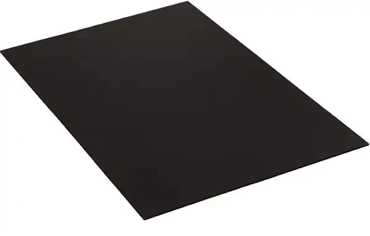 9"X12" .020 Black Lexan Sheet 1
