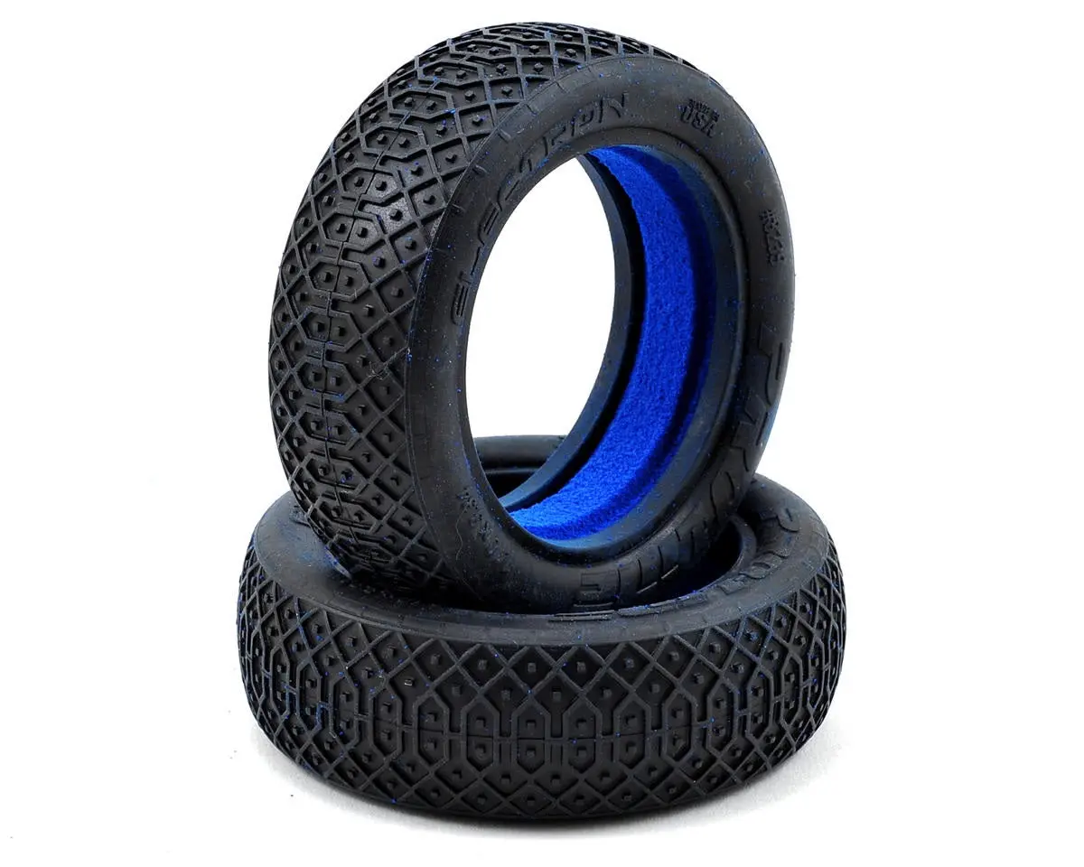 8239-17 Electron 2Wd Front Tire (Clay) 1