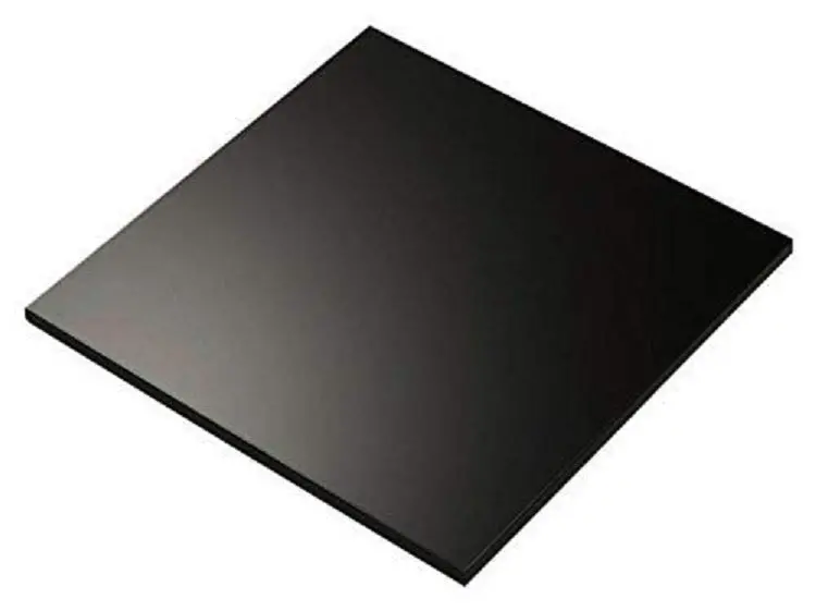 12X12" .060 Black Lexan Sheet 1