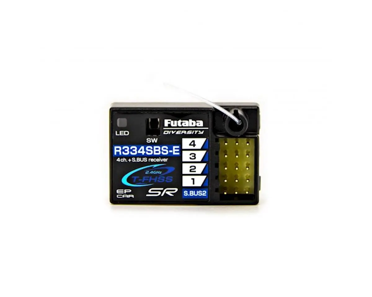 R334sbs-E T-Fhss Sr S.Bus 4 Channel Receiver - Elec. Models Only 1
