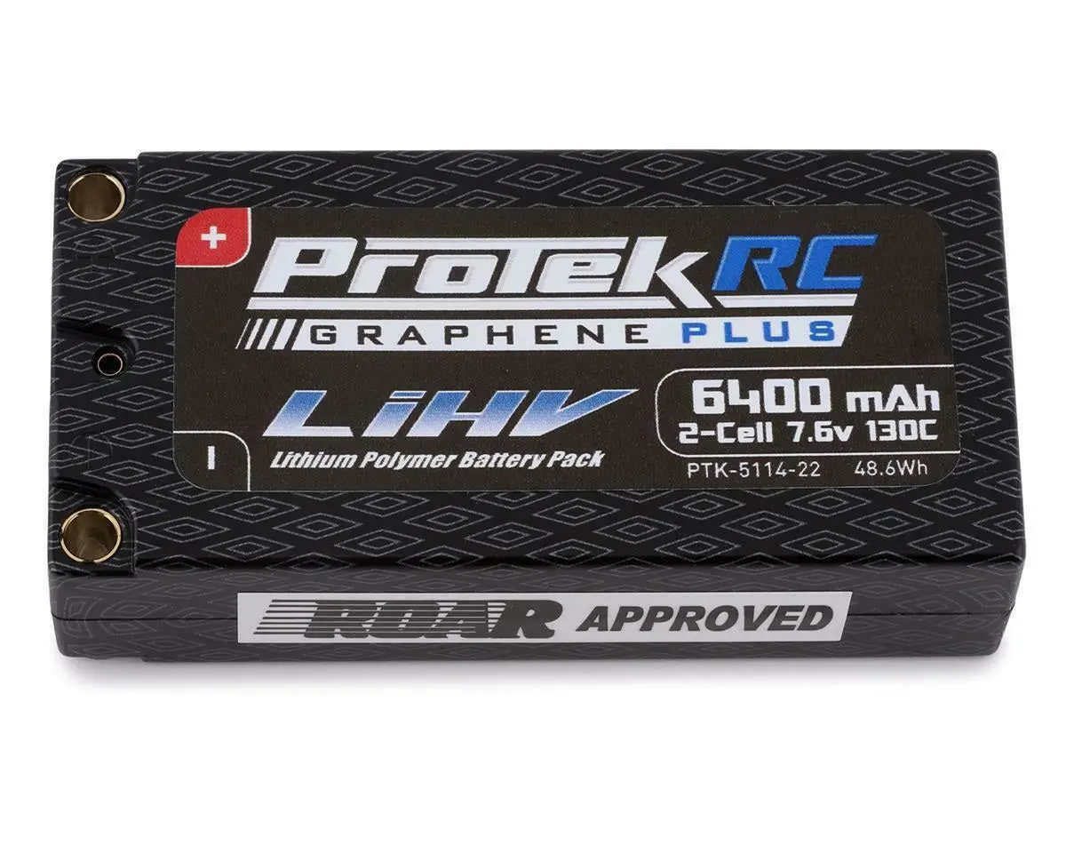 Ptk-5114-22 6400Mah 2S 130C Hv Shorty Pack 1
