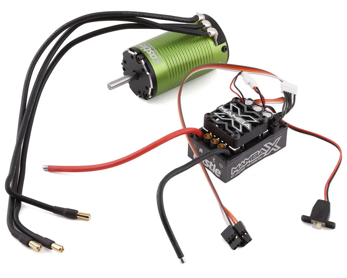 010-0155-12 Mamba X Sct - 1412-3200Kv Motor Combo 1