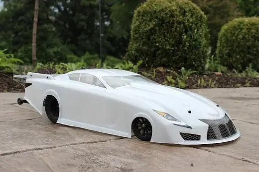 "Street Fighter" .060 Body W/ Decals, Window Masks & Wing 1