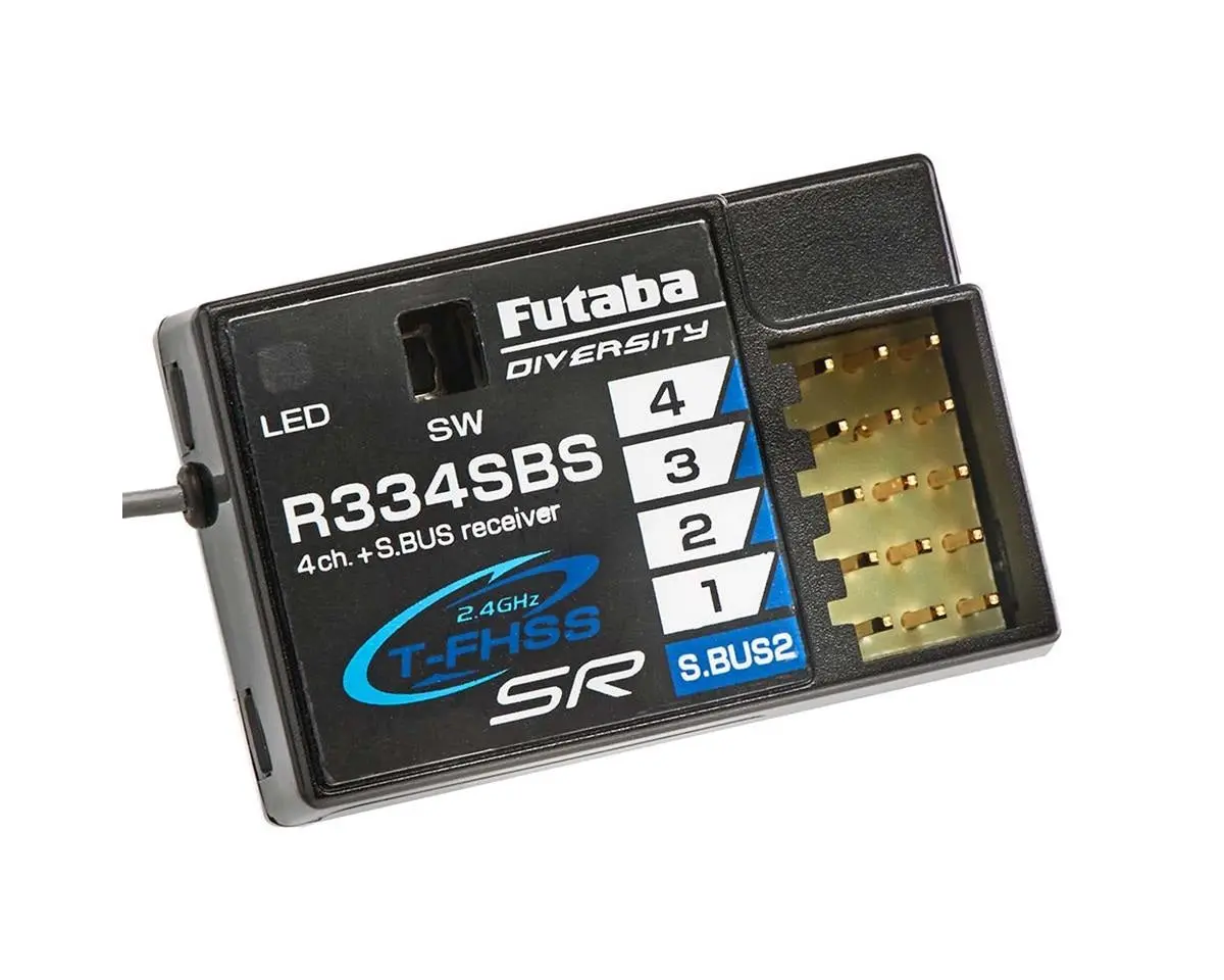 R334sbs Tfhss Sr S.Bus2 Hv 4-Channel 2.4Ghz Receiver 1