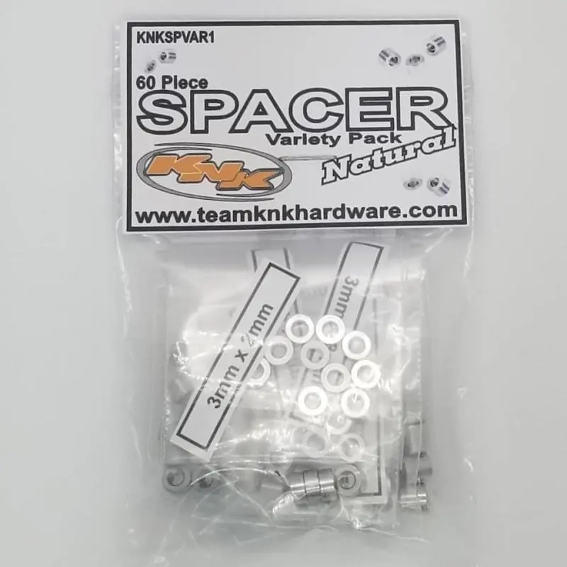 Knkspvar1 3Mm Al. Spacer Variety Pack (Natural) 1