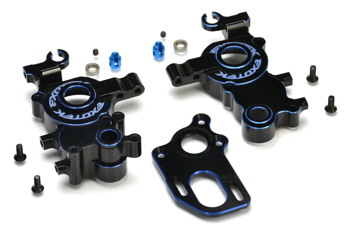 2094 B6 Al. Transmission Case W/ Motor Plate & Sway Bar Mount 1