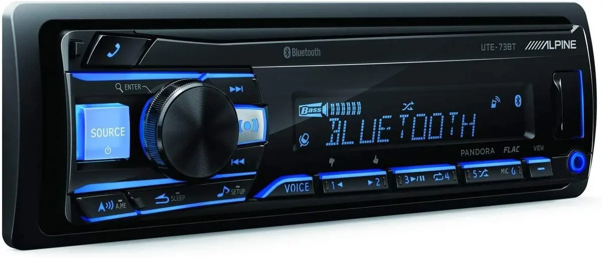 Alpine Ute-73Bt Mechless Digital Receiver W / Advanced Bluetooth 1