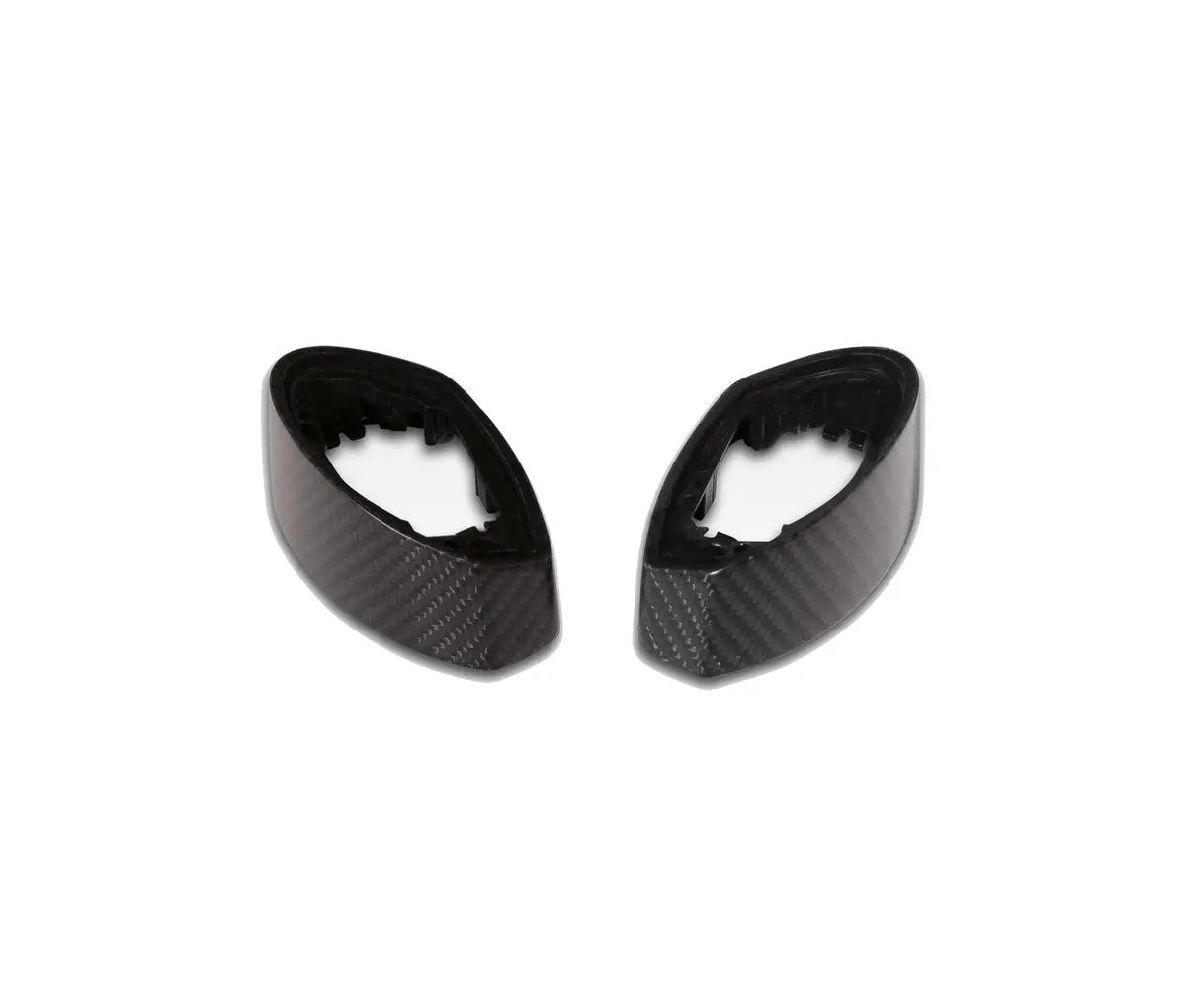 Techart Side Mirror Base (L/R) Carbon 'Matte' Standard Design For Porsche 991.1 / 981 1