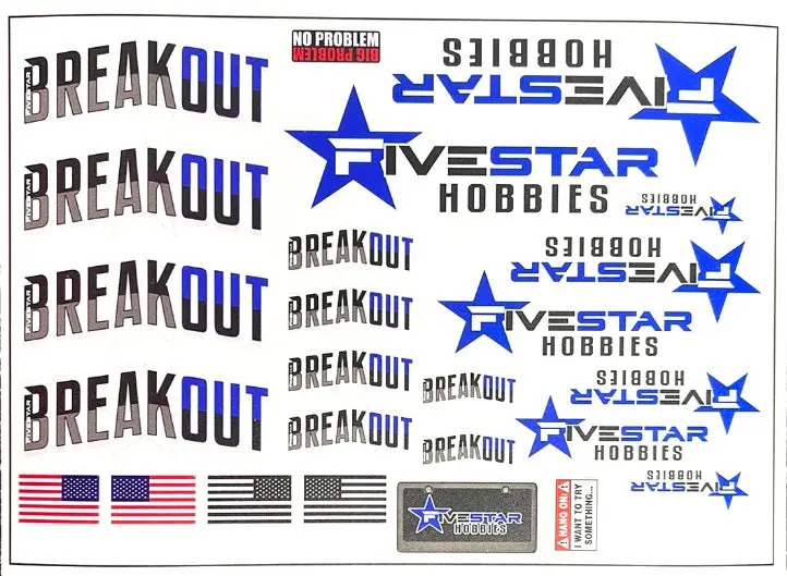 Fivestar Breakout Sticker Pack 1