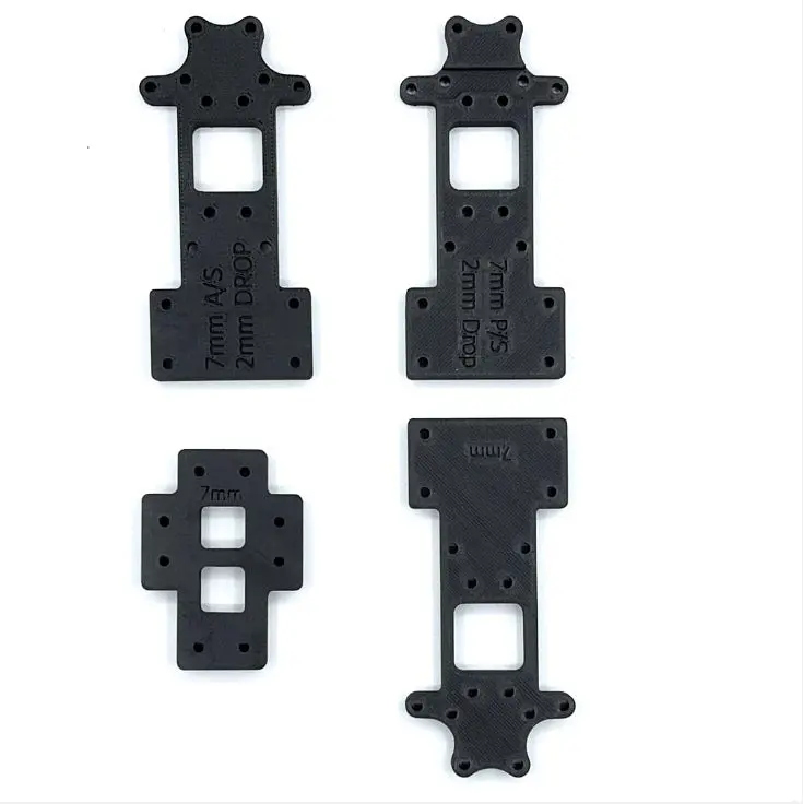 61096 Ae Breakout Riser Kit 2Mm Pro & Anti Squat, 7Mm Thick Plates (Set Of 4) 1